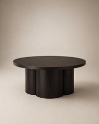 Noir Halo Round Coffee Table